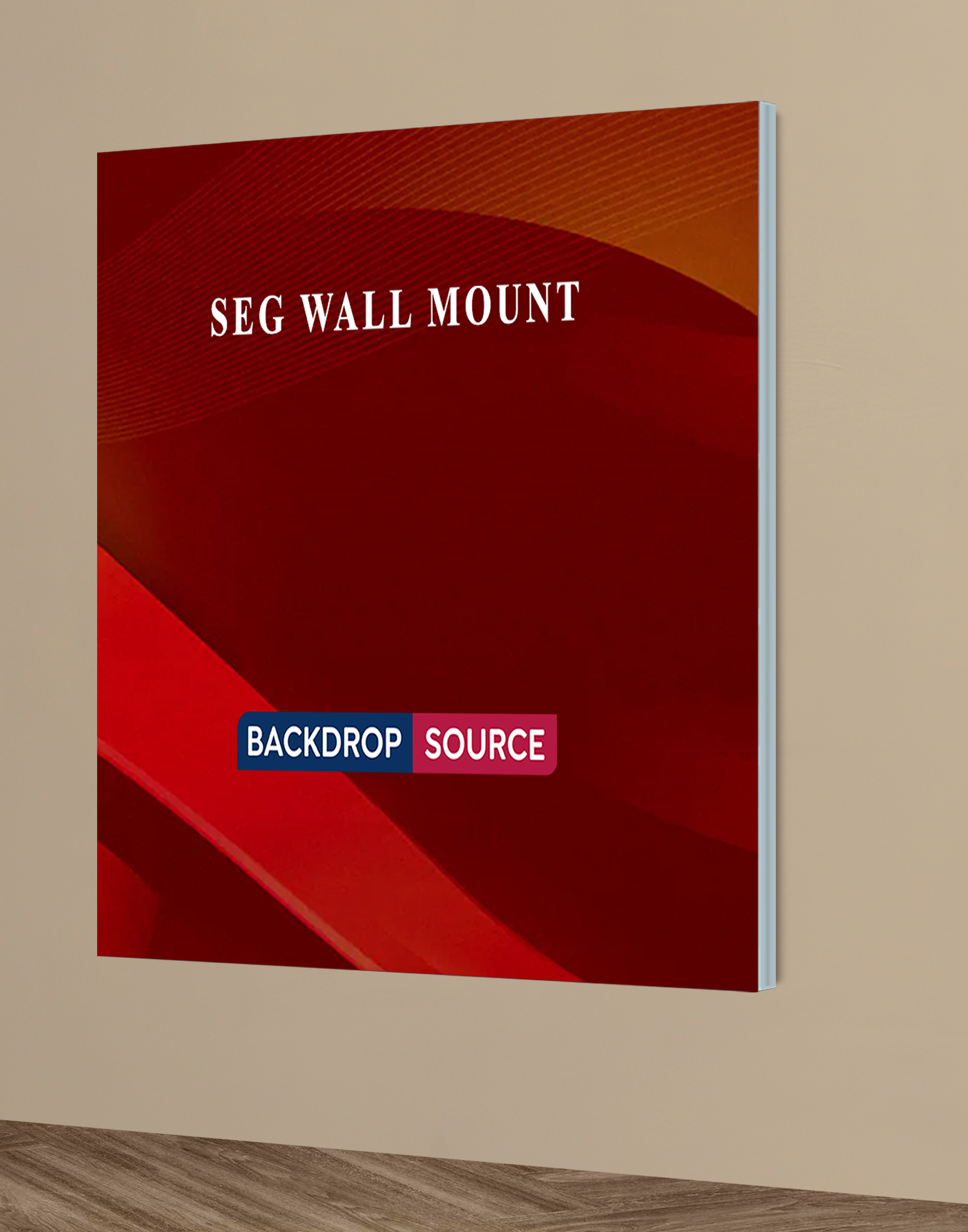 Wall-Mounted SEG Fabric Display – 40mm Depth