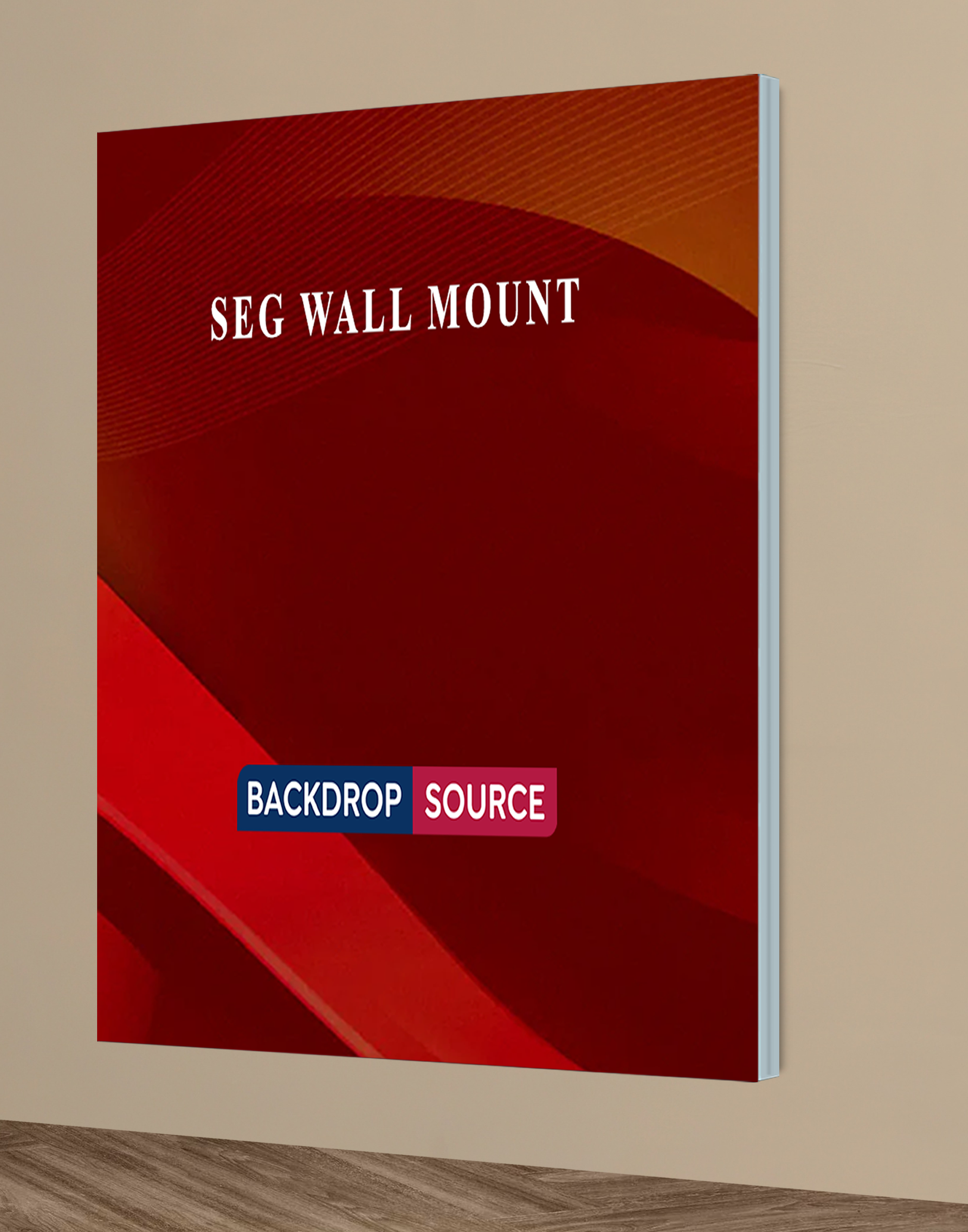 Wall-Mounted SEG Fabric Display – 40mm Depth