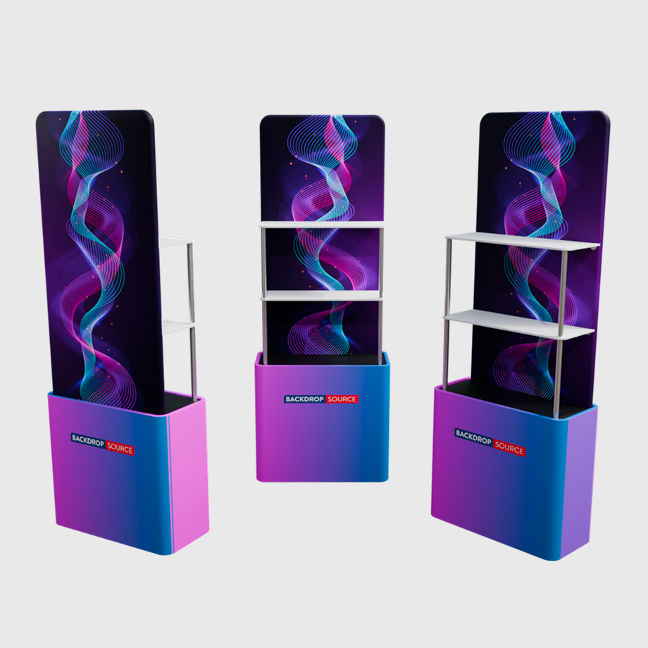 Tabletop Branding Tower Display