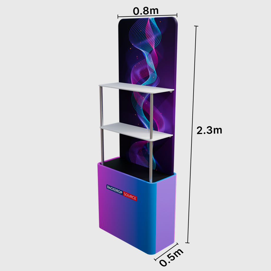 Tabletop Branding Tower Display