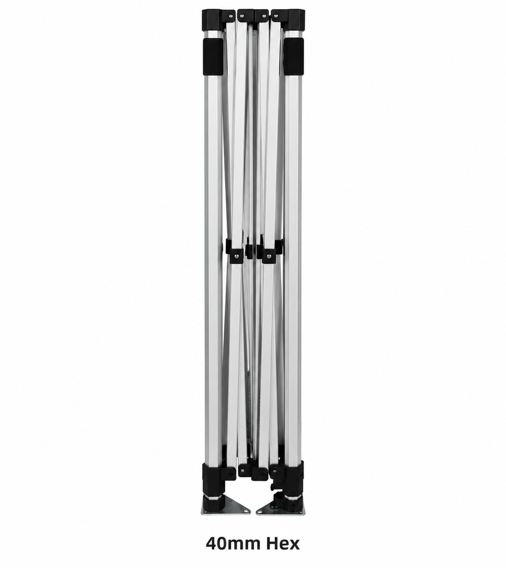3m x 3m Fabric Canopy Kit A5 with TV Racks & Display Shelves