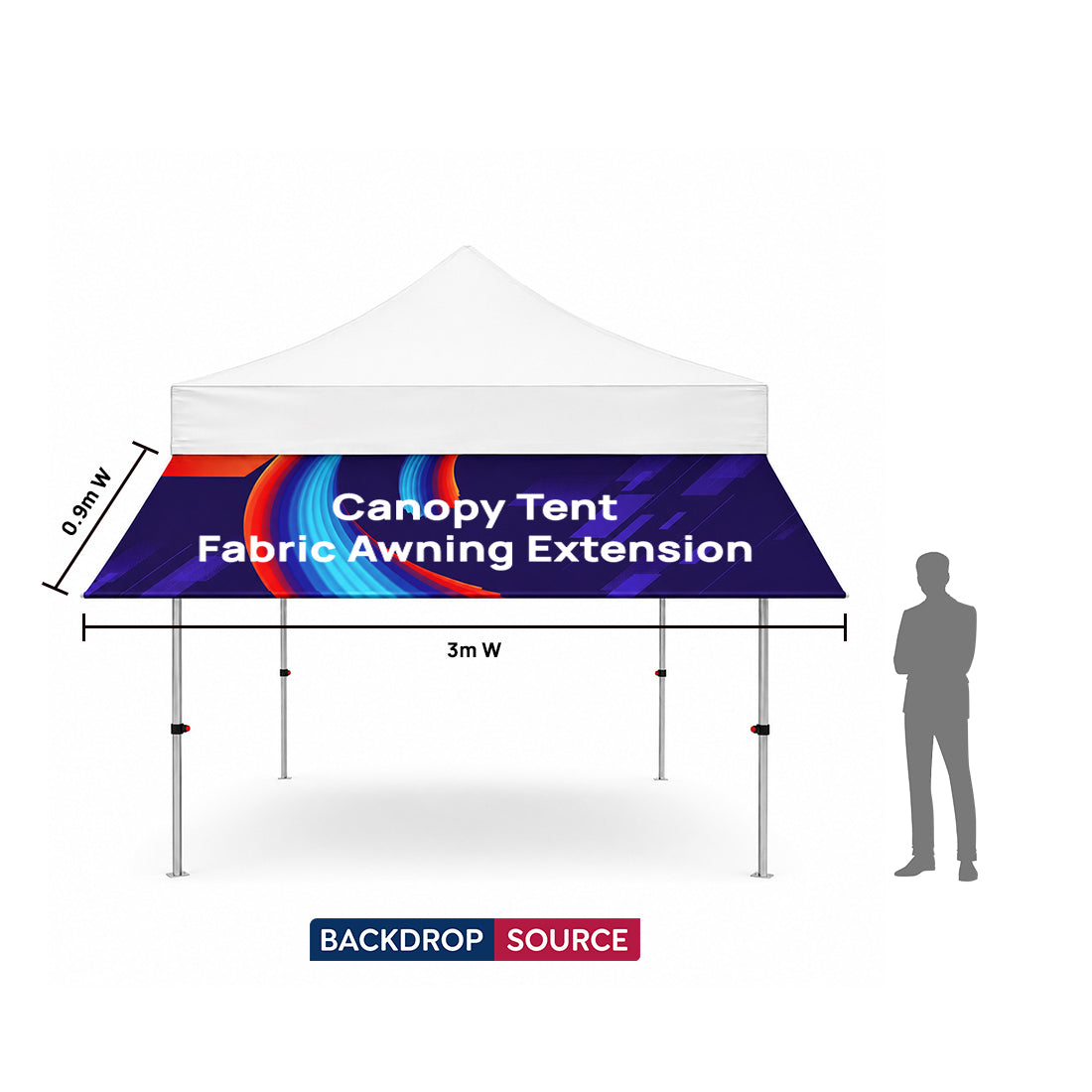 Canopy Tent Fabric Awning Extension