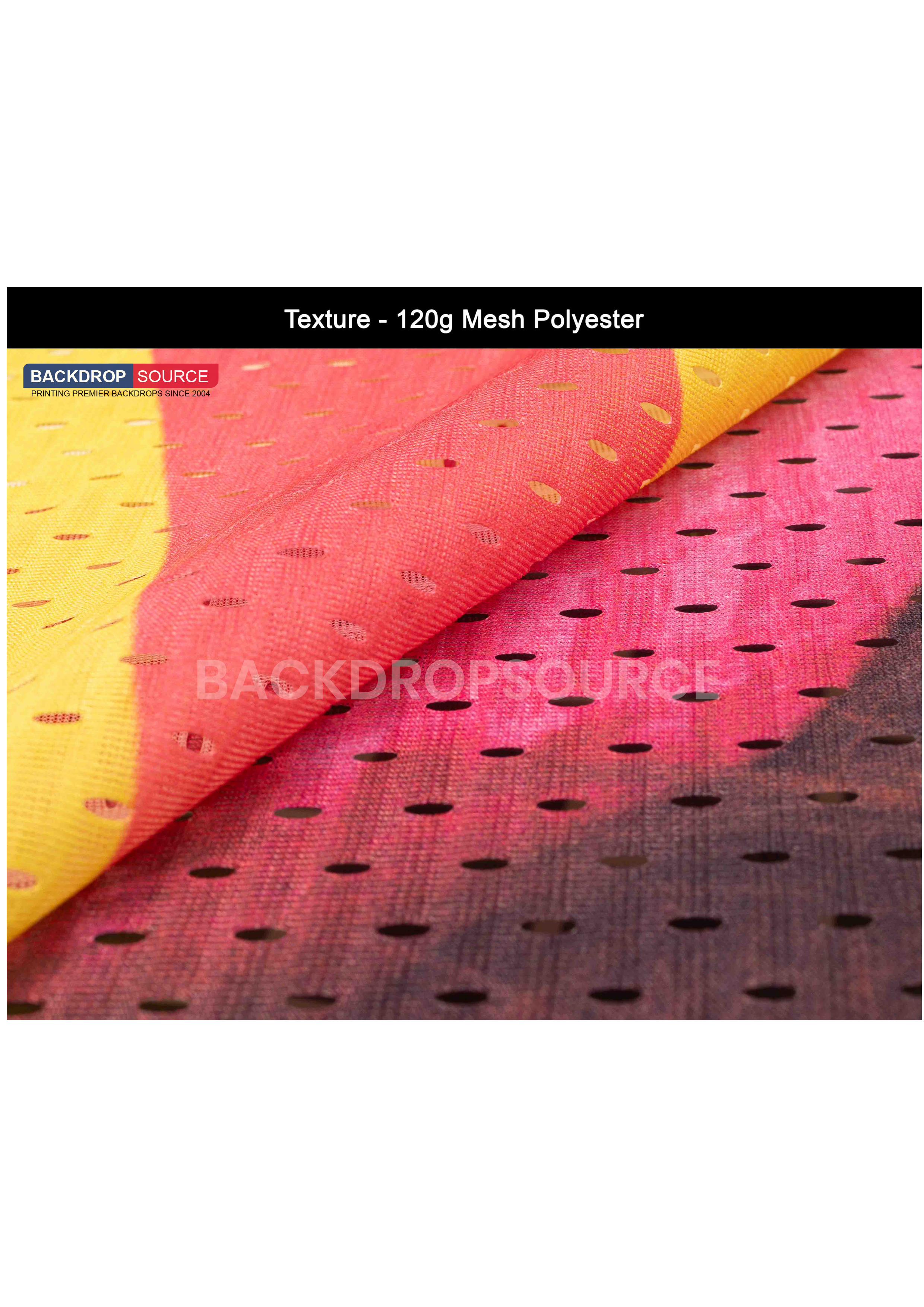 Airmesh Fabric Backdrop Printing