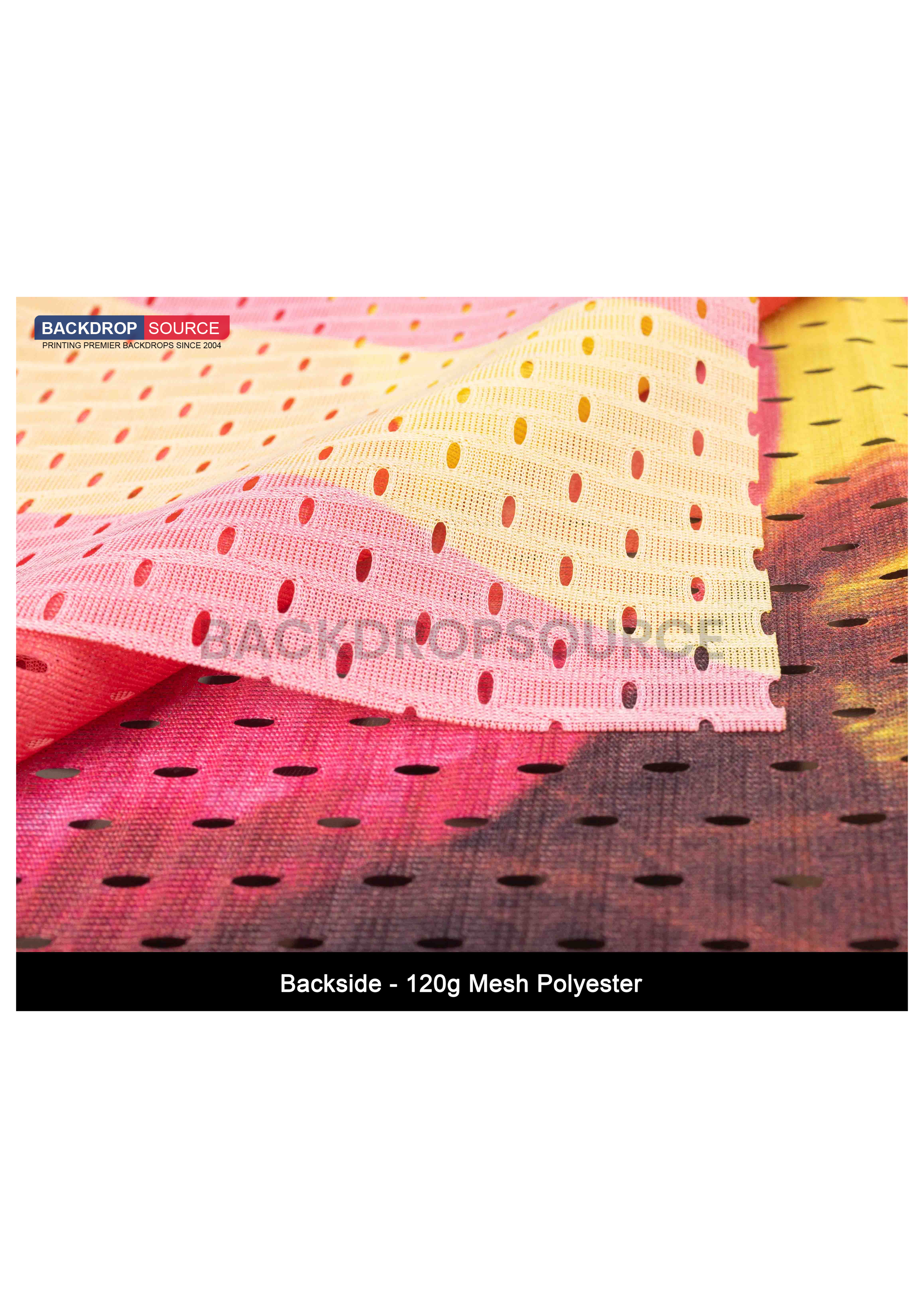 Airmesh Fabric Backdrop Printing
