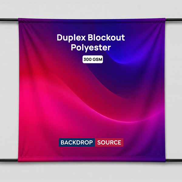 Duplex Blockout Polyester Backdrop (260 GSM)