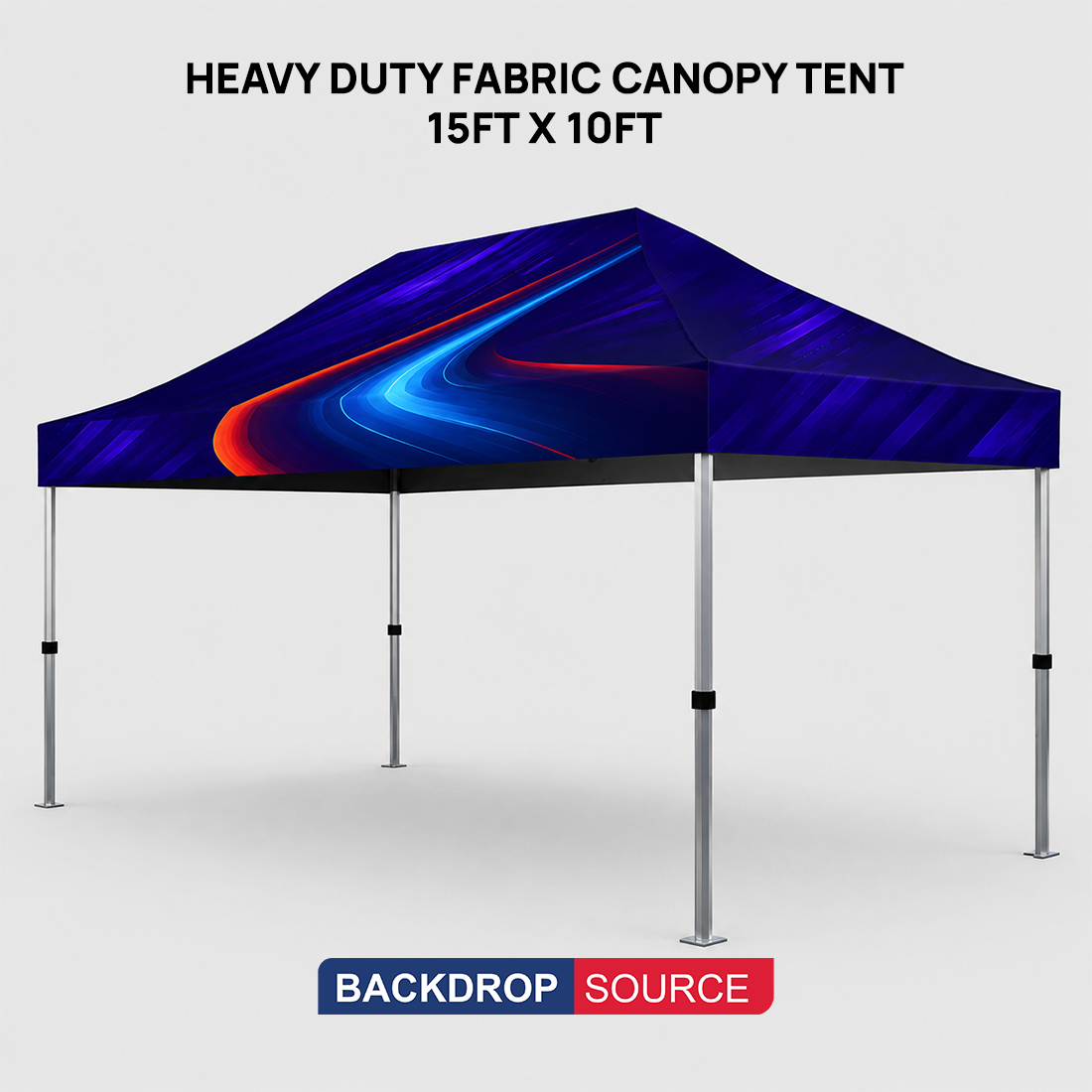 Heavy Duty Fabric Canopy Tent – (4.5m W x 3m H )