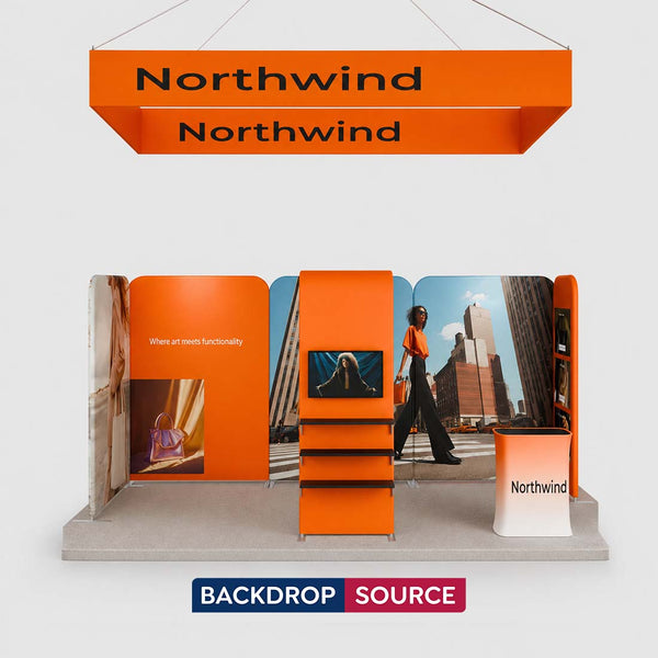 Portable Exhibit Display 3m x 6m - Model 13