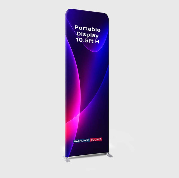 Portable 3.2m H High Fabric Exhibit Display