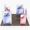Magnetic Fabric Booth Display - Model 4 (6m x 6m)