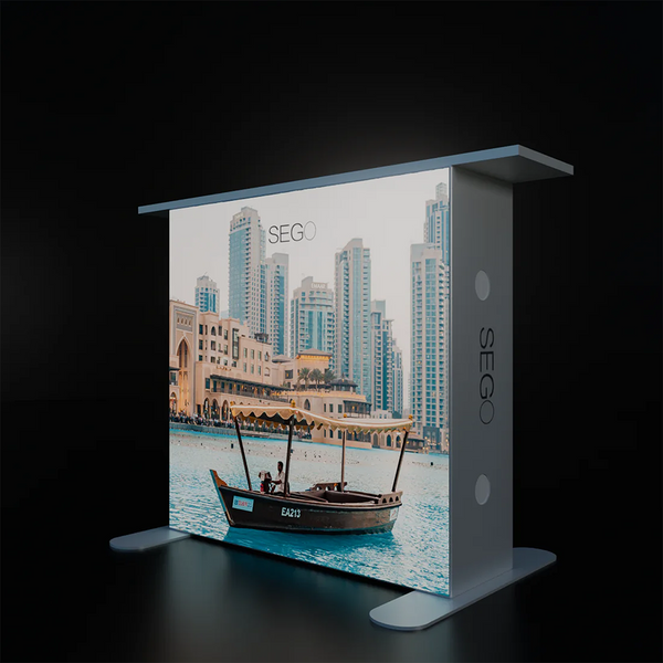 SEGO Fabric Lightbox Counter – 1m W x 1m H