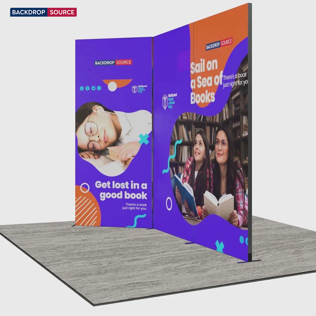 2m Folding SEG Booth Kit with Cross-Wall Wings