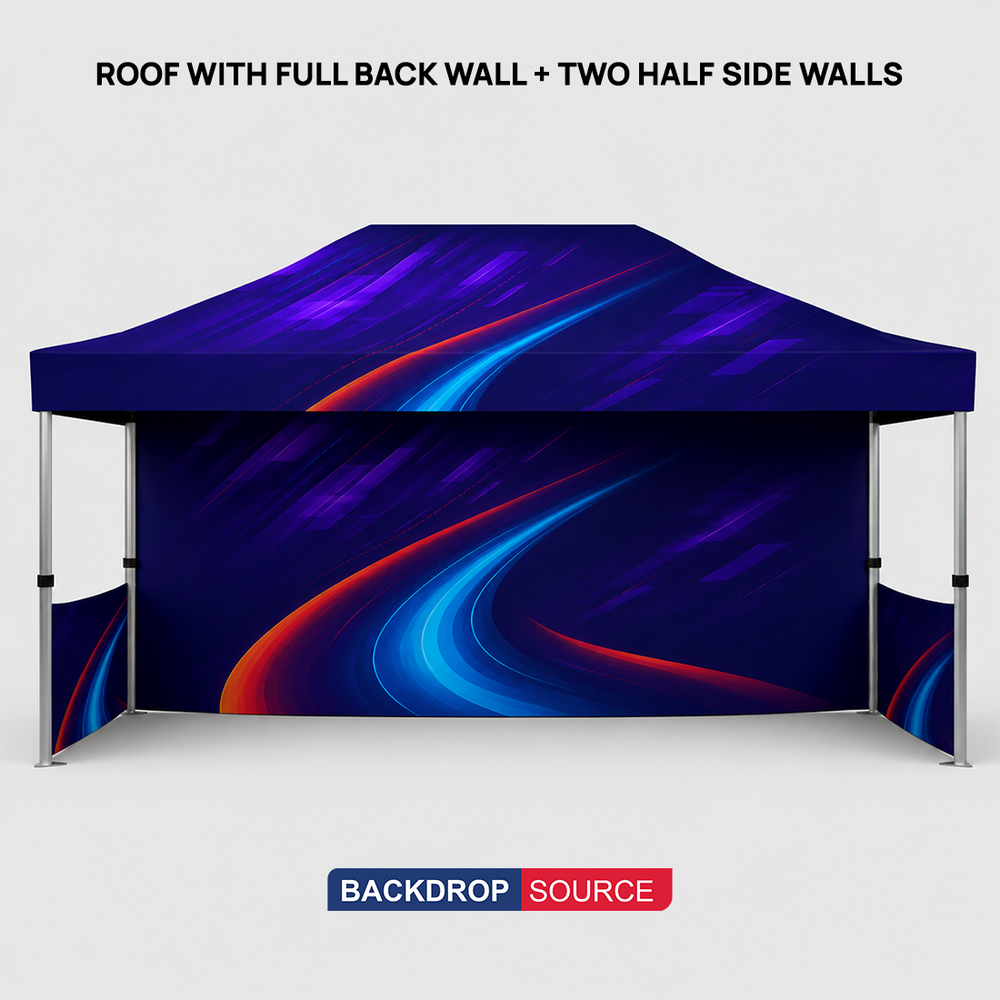 Heavy Duty Fabric Canopy Tent – (4.5m W x 3m H )