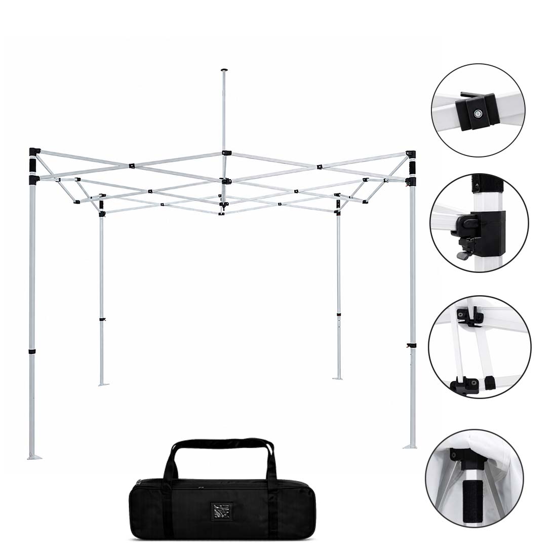 3m x 3m Fabric Food Booth Canopy Tent