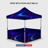 Heavy Duty Fabric Gazebos – (2m W x 3m H)