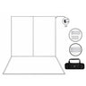 Custom Printed L - Shaped Exhibition Booth