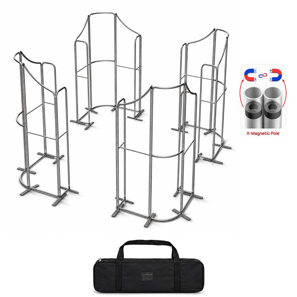Magnetic Fabric Booth Display - Model 5 (6m x 6m)