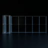 6x3m Backlit SEGO Lightbox Wall with 9 Panels