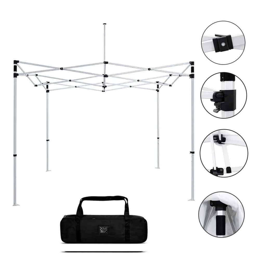 3m x 3m Fabric Canopy Kit A2 with Snake Display Shelves & TV Racks