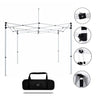 3m x 3m Fabric Canopy Kit A2 with Snake Display Shelves & TV Racks