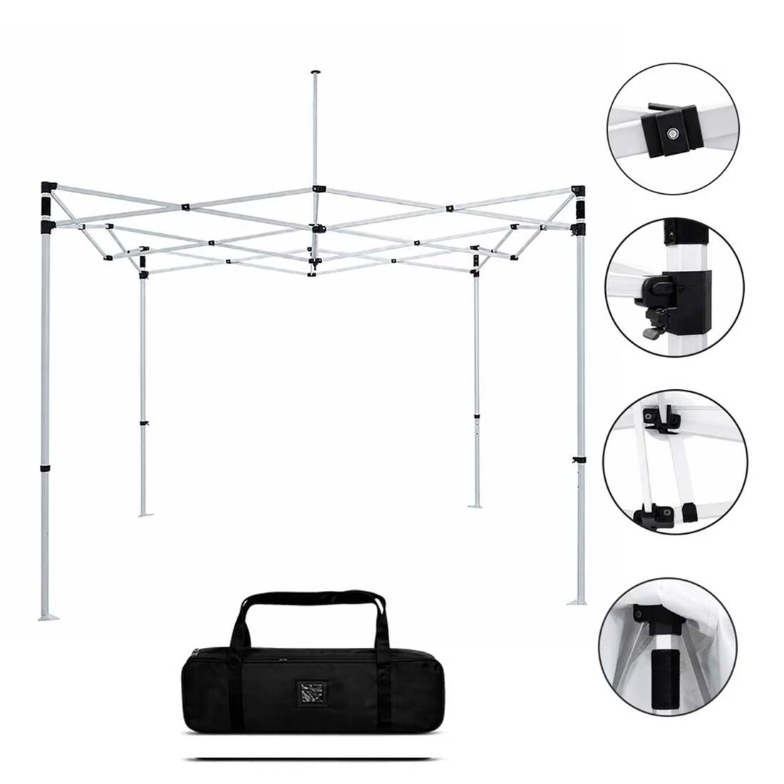 Heavy Duty Fabric Gazebos – (2m W x 3m H)
