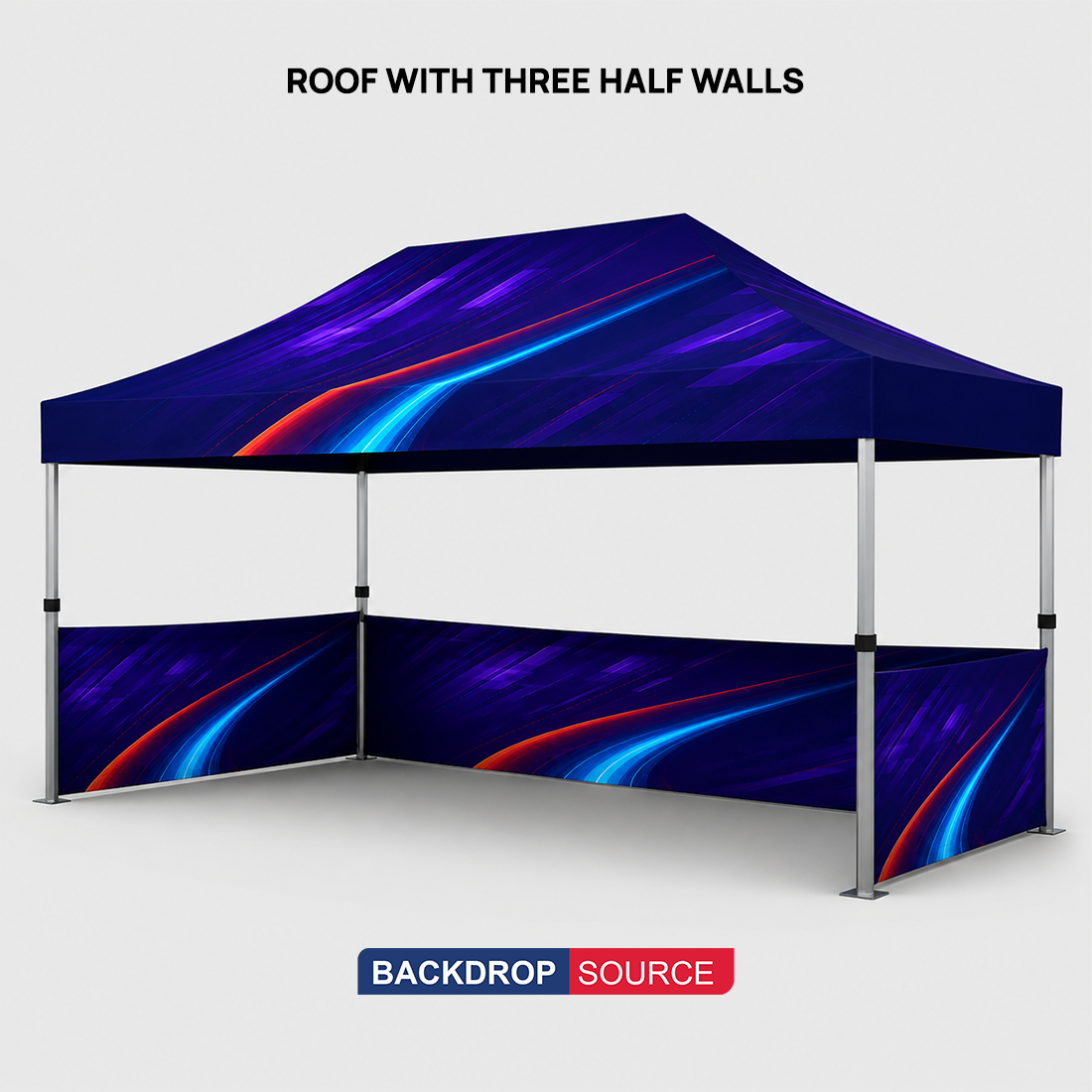 Heavy Duty Fabric Canopy Tent – (4.5m W x 3m H )
