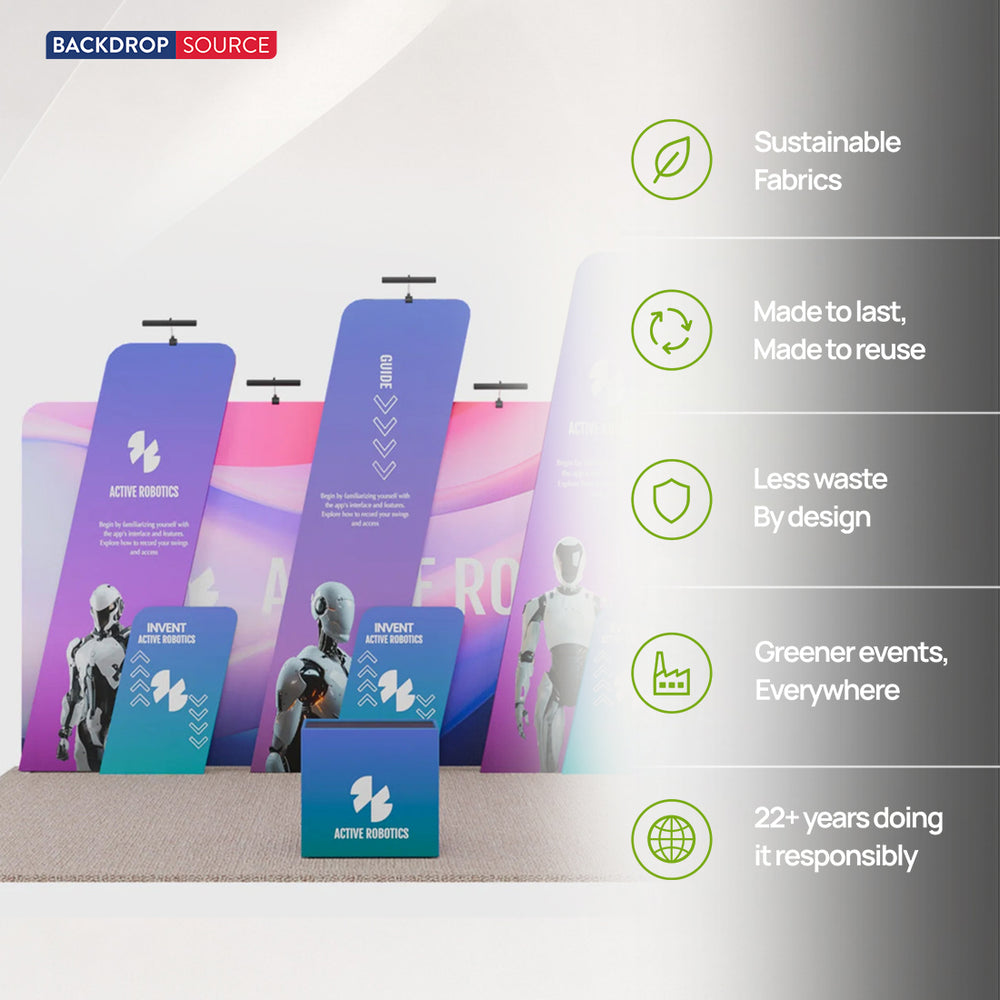 Portable Exhibit Display 6m x 3m - Model 19