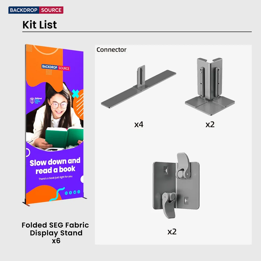 Foldable SEG  Exhibition Display - Model 5