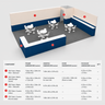 Modular Booth Kits 9m x 6m - Model 7