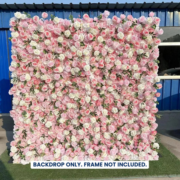 Artificial Floral Event Wall Backdrop – Style 36