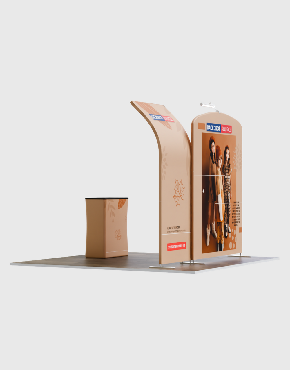Portable Exhibit Display 3m x 3m - Model 8