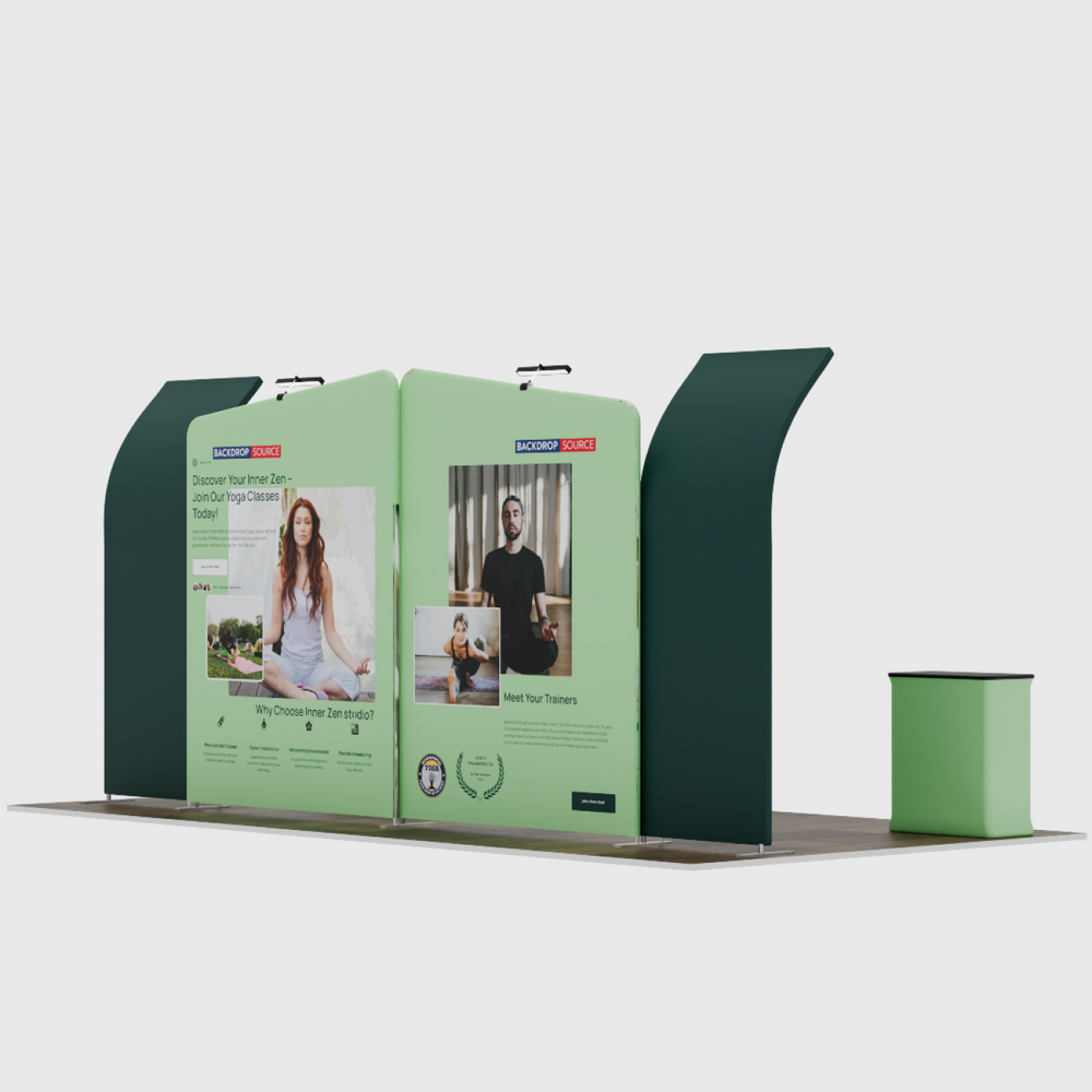 Portable Exhibit Display 6m x 3m - Model 3