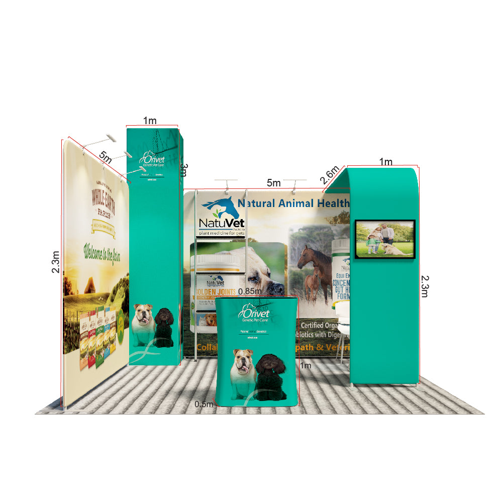 Modular Booth Kits 6m x 6m - Model 01 – Backdropsource UK