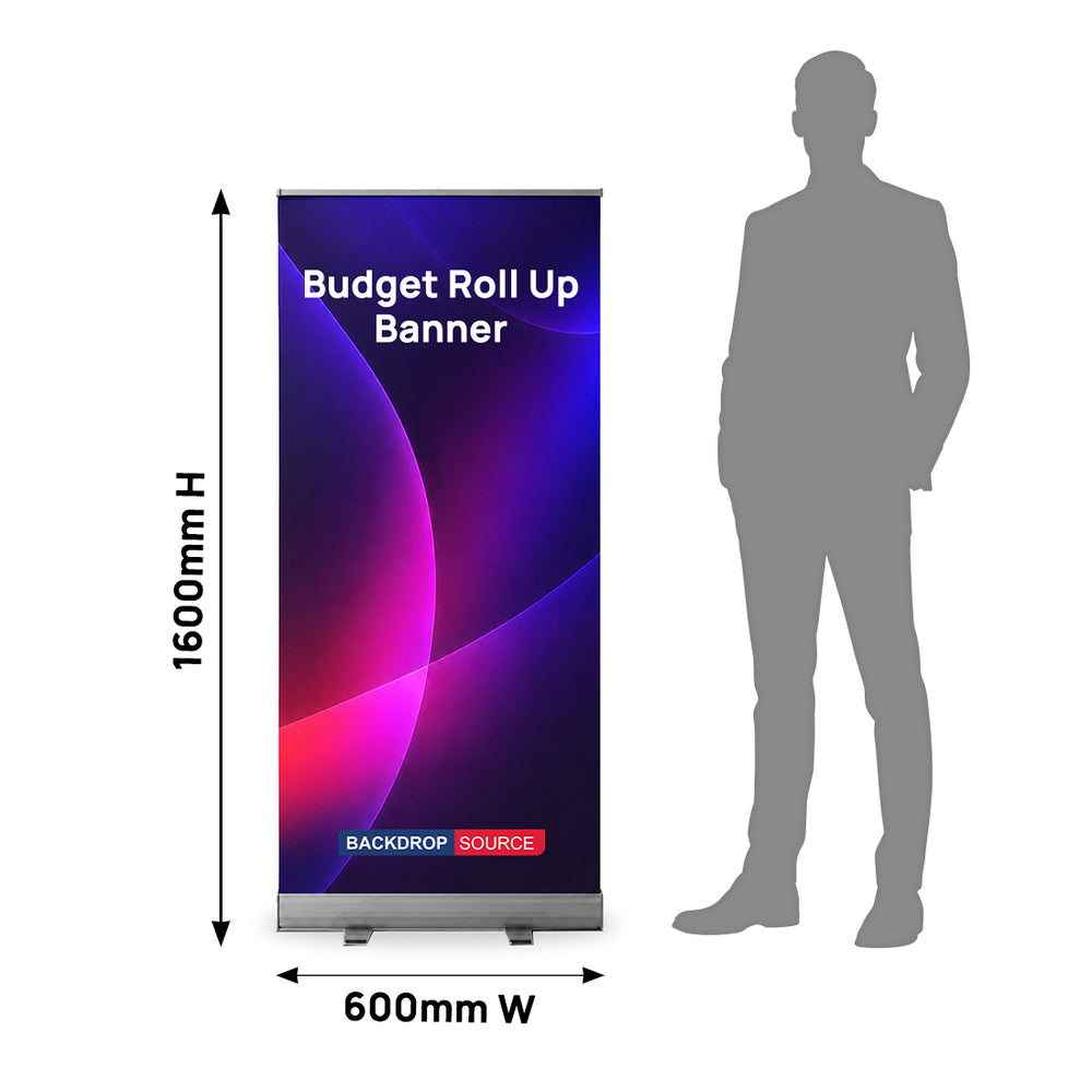 Budget Fabric Roll Up Banner