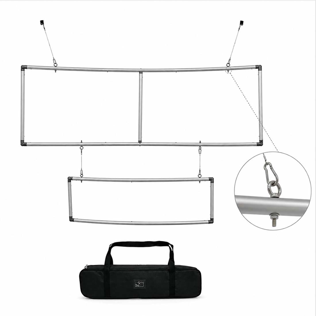Canopy Hanging Fabric Banner Kit – Hanging Graphics Only