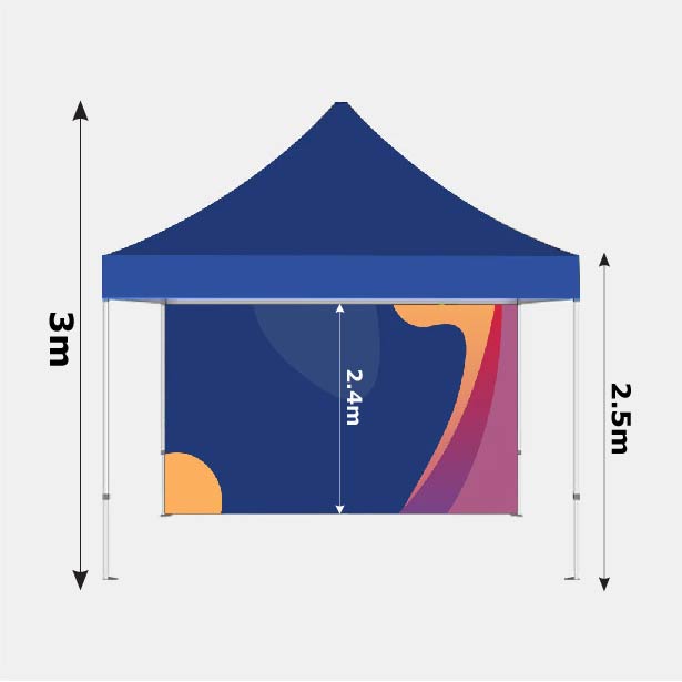Canopy clearance shade tent