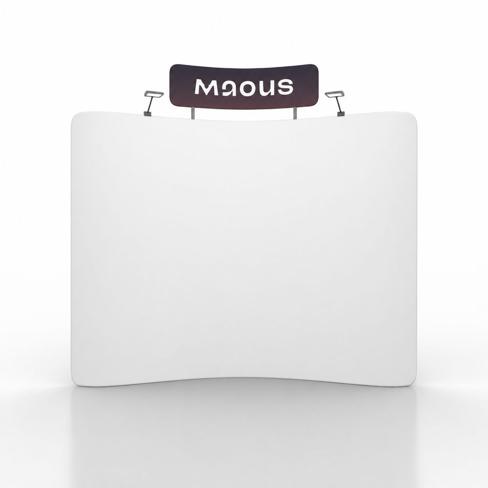 Curved Top Header Display