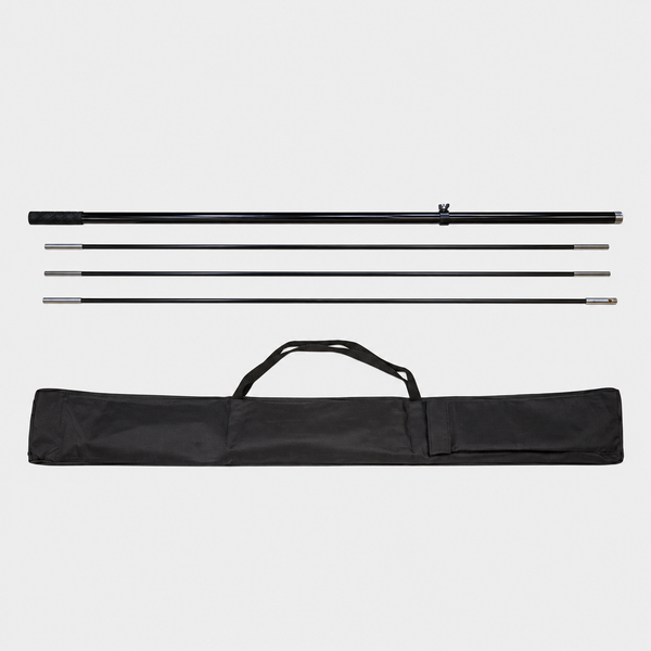 R Shape Flag Pole + Packing Bag