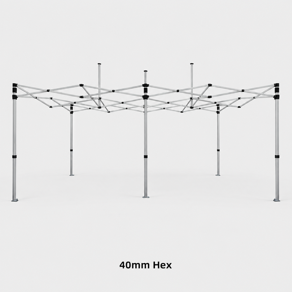 3m x 3m Canopy Tent with Peak Flag Kit
