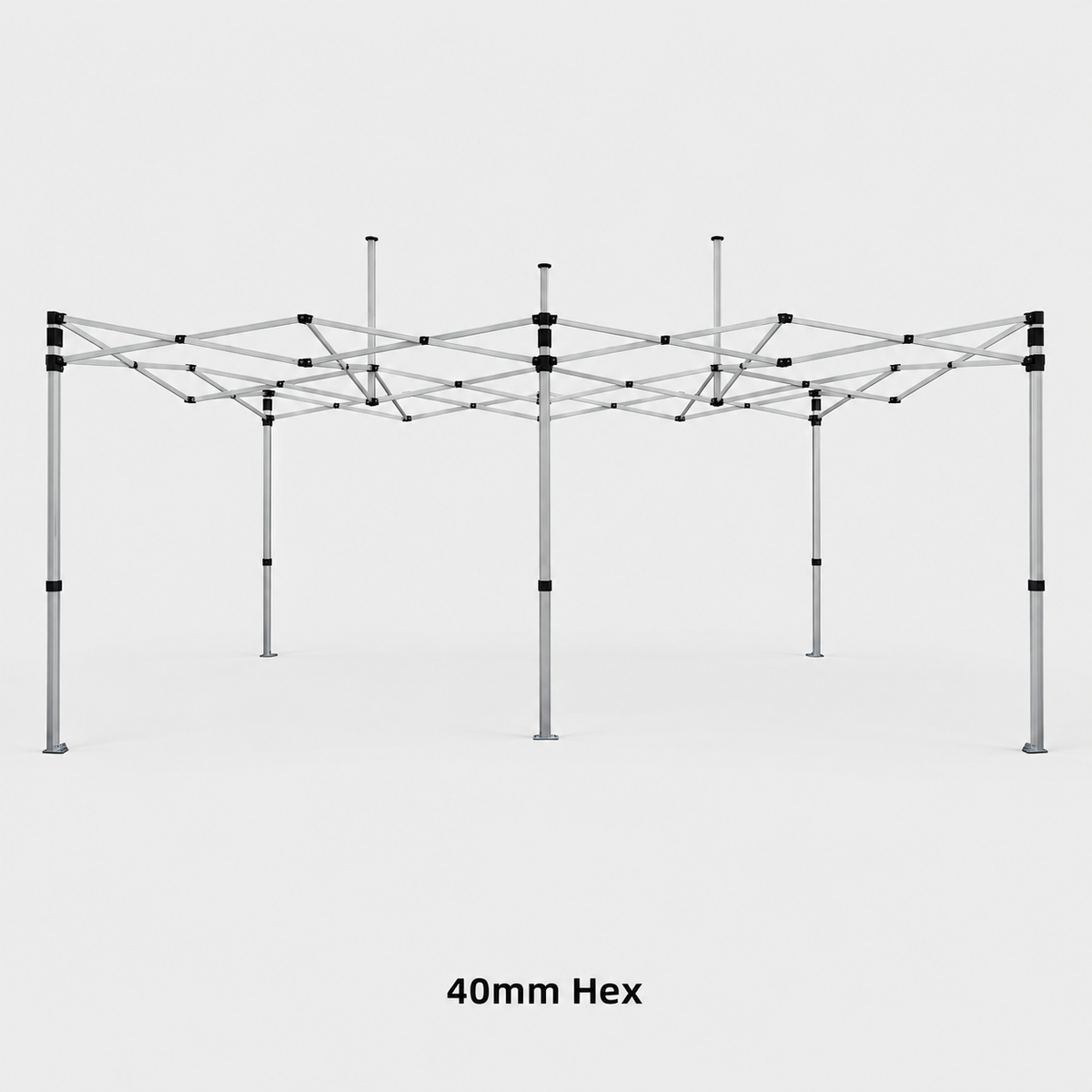 6m x 3m Canopy Tent with Peak Flag Kit