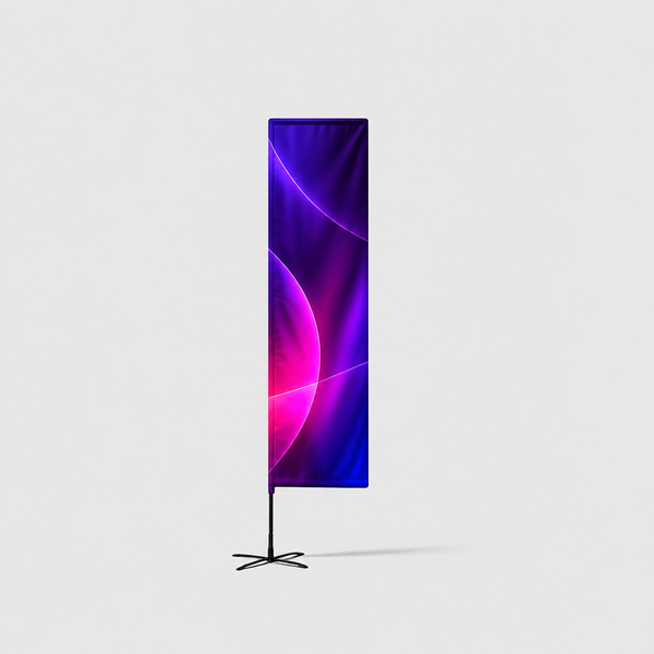 Rectangle Fabric Flag Extra Length