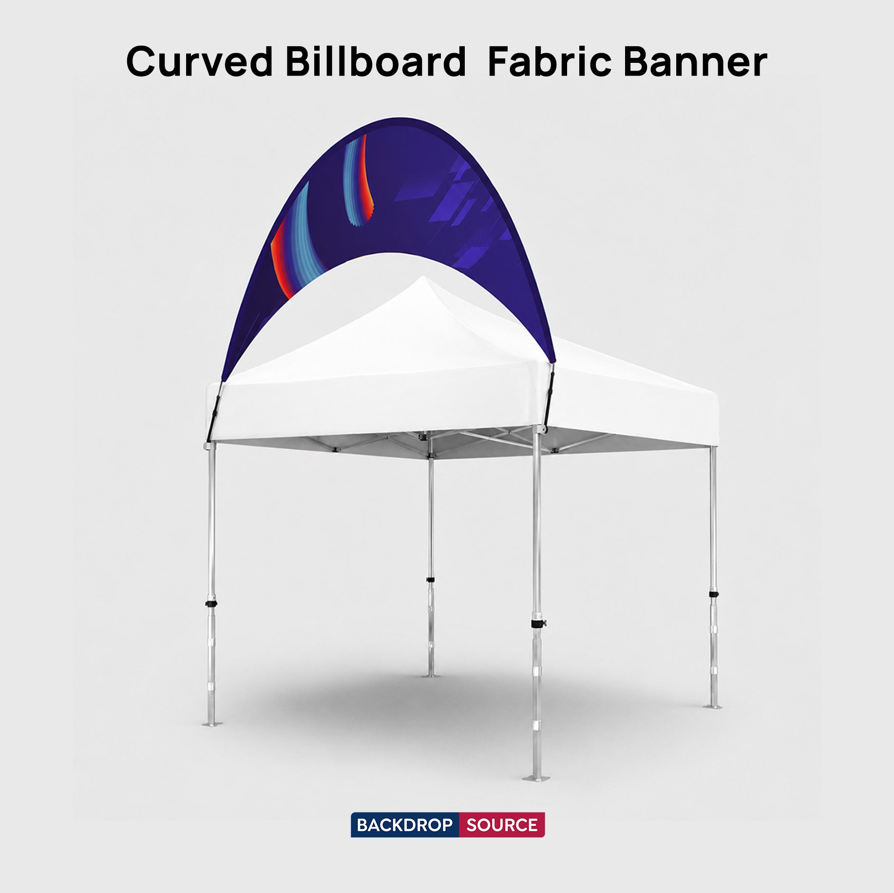 Curved Outdoor Billboard Fabric Banner (only billboard)