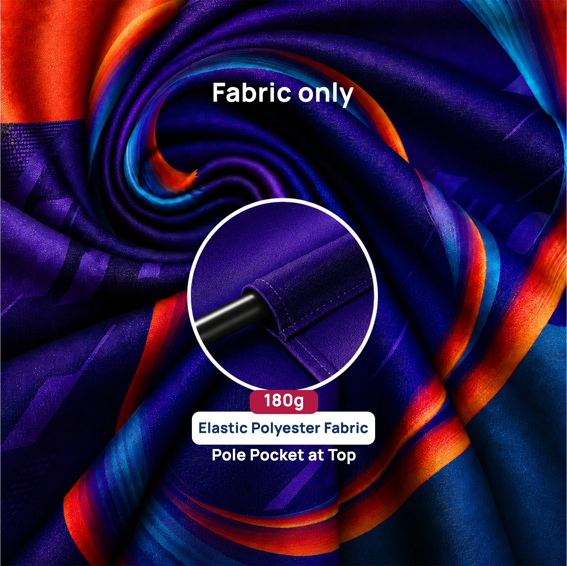 Curved Outdoor Billboard Fabric Banner (only billboard)