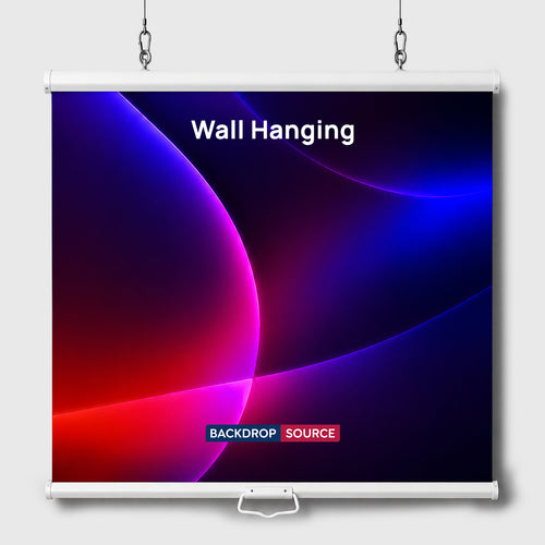 Custom Fabric Backdrop with Clamps – Wall-Hanging Banner
