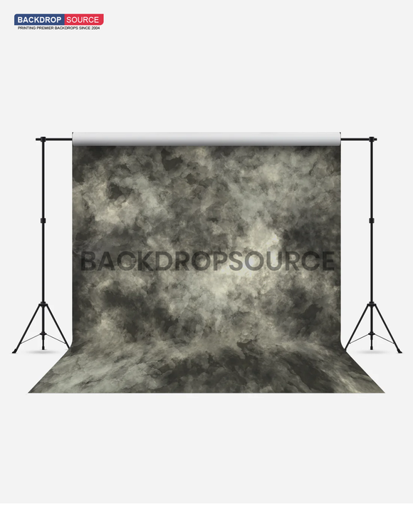 Dark Green Grungy Fashion Wrinkle Resistant Backdrop