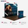 3x3m Straight Exhibit Pro 3-in-1 Display Kit with Illume Lights