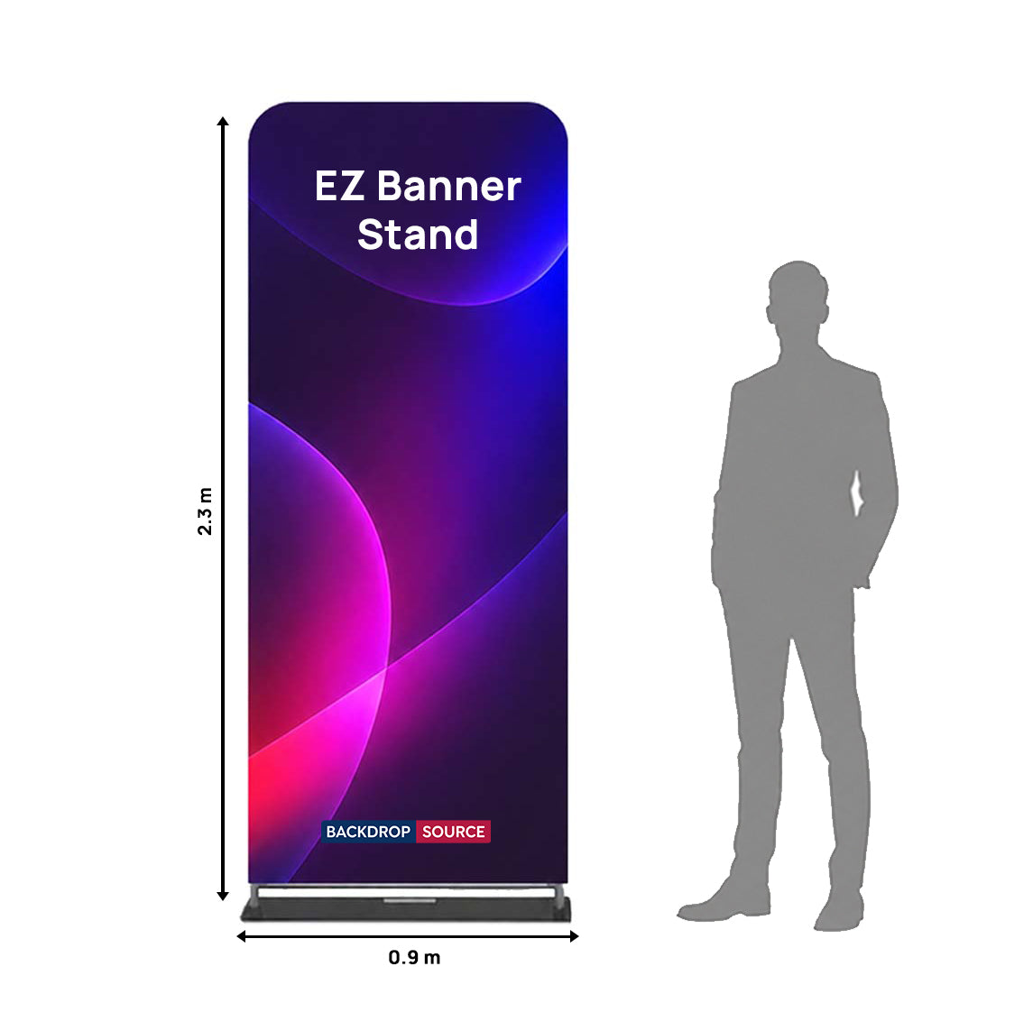 EZ Fabric Banner Stands for Trade Show Displays