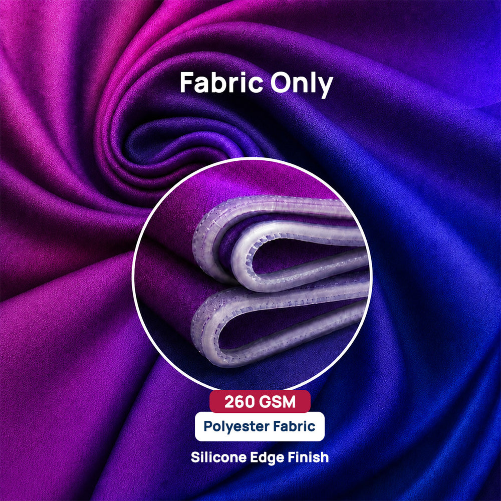 Fabric Rectangle Counter with Header Panel