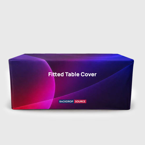 Fitted Table Covers – Custom Printed for Standard Tables