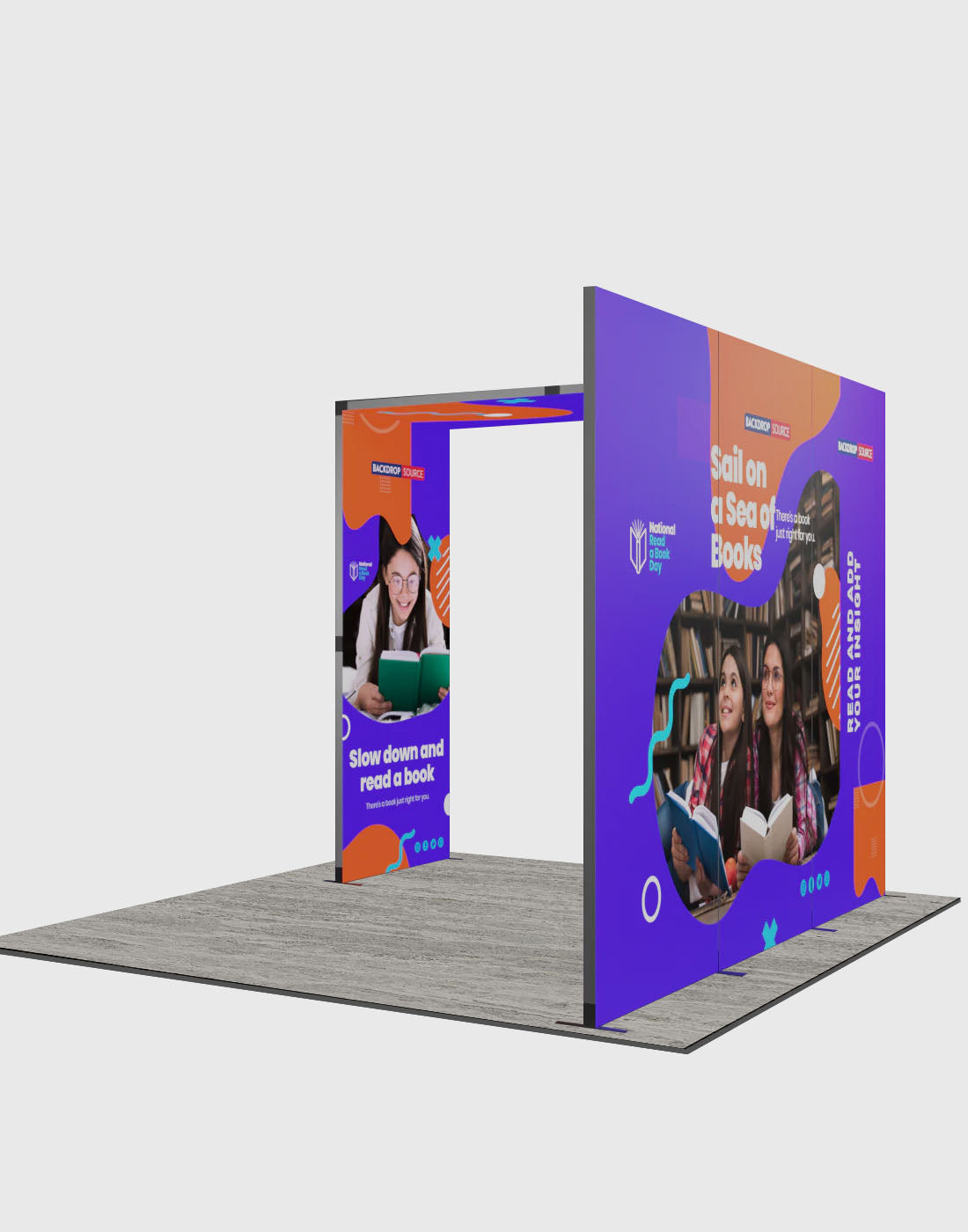 Foldable SEG Exhibition Display - Model 1