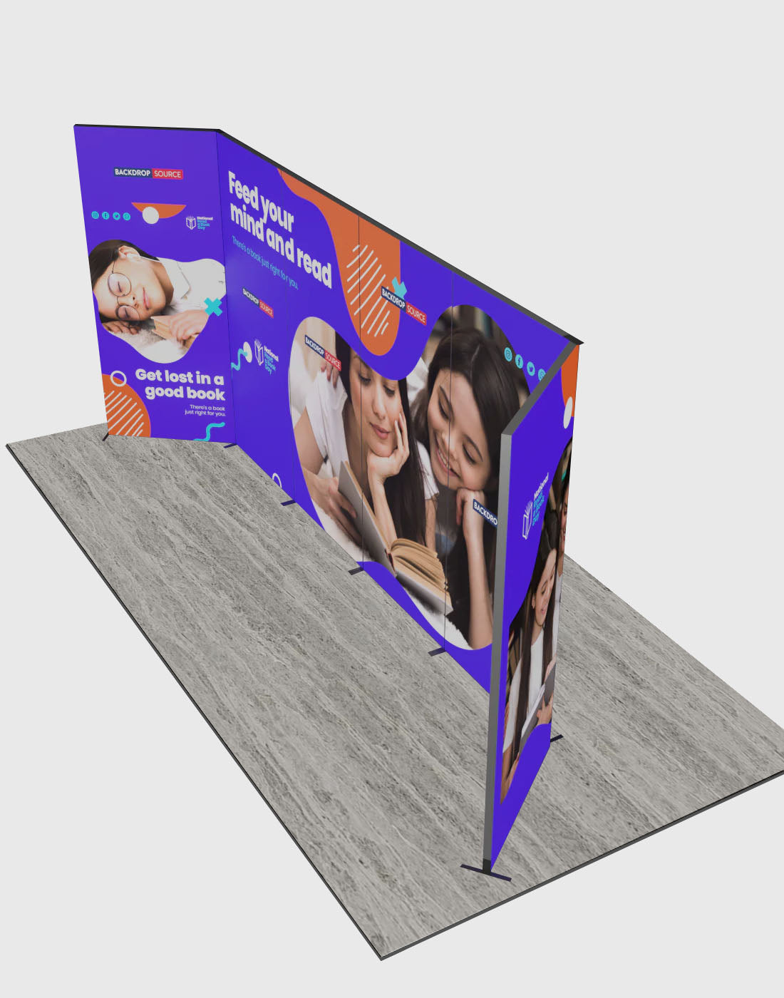 Foldable SEG  Exhibition Display - Model 16